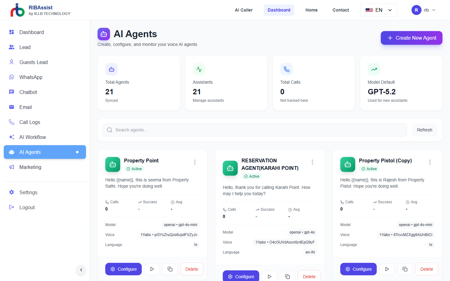 AI Agents Management