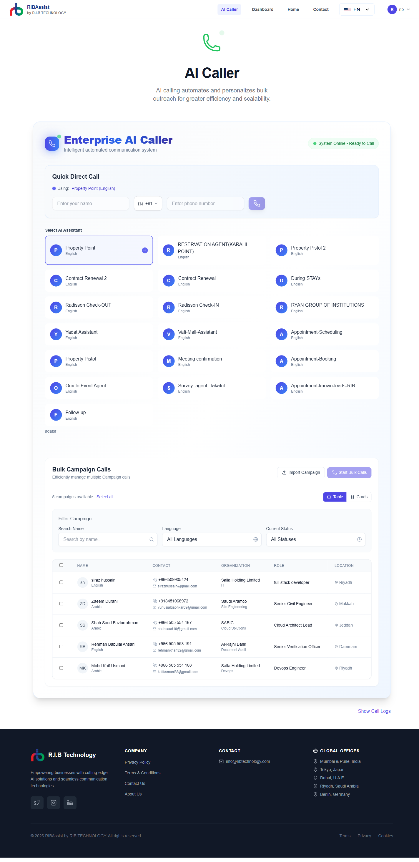 AI Caller Screenshot